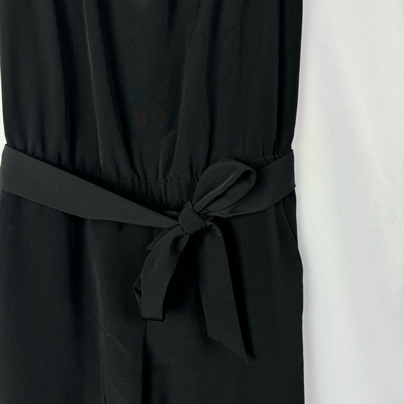 Ann Taylor LOFT Black Strapless Wide Leg Jumpsuit XS - Picture 5 of 6